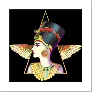 Goddess Nefertiti Ancient Egyptian Posters and Art